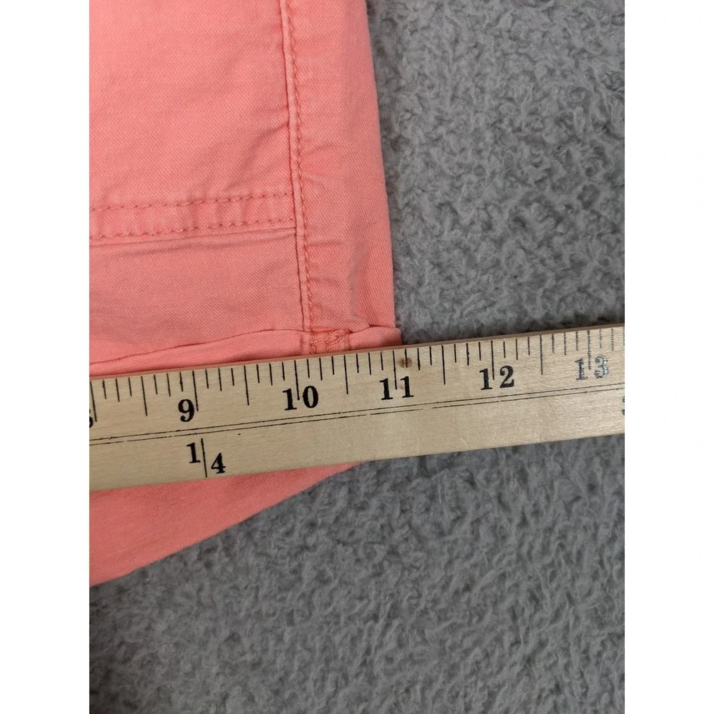 Time And Tru Utility Shorts Womens 6 Coral Pink Stretch Summer Gorpcore Festival
